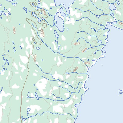 Natural Resources Canada Lac De La Moraine (024C14 Toporama) digital map