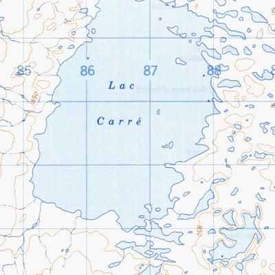 Natural Resources Canada Lac De La Moraine, QC (024C14 CanMatrix) digital map