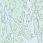 Natural Resources Canada Lac De La Robe Noire (012L10 Toporama) digital map