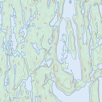 Natural Resources Canada Lac De La Robe Noire (012L10 Toporama) digital map