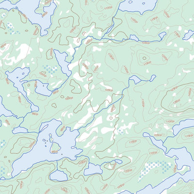 Natural Resources Canada Lac De La Sicotière, QC (032N08 Toporama) digital map