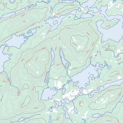 Natural Resources Canada Lac De Lionne (023E11 Toporama) digital map