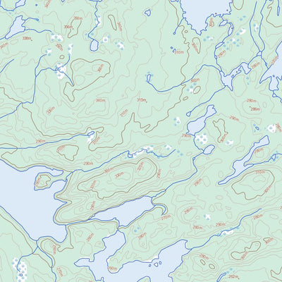 Natural Resources Canada Lac De Ré (012K16 Toporama) digital map