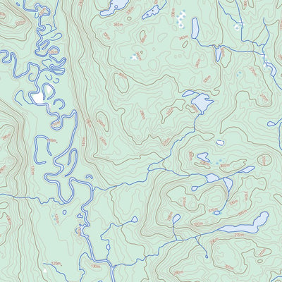 Natural Resources Canada Lac De Ré (012K16 Toporama) digital map