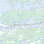 Natural Resources Canada Lac De Salleneuve (033I04 Toporama) digital map
