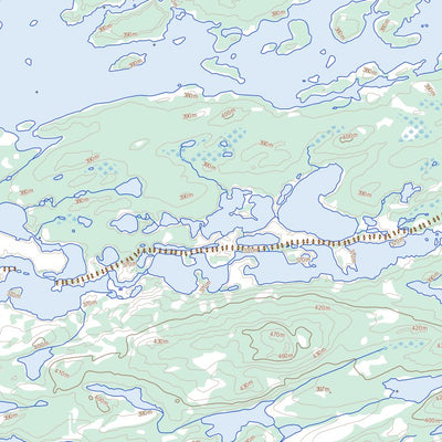 Natural Resources Canada Lac De Salleneuve (033I04 Toporama) digital map