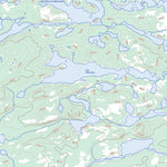 Natural Resources Canada Lac De Vaulx, QC (033F08 Toporama) digital map