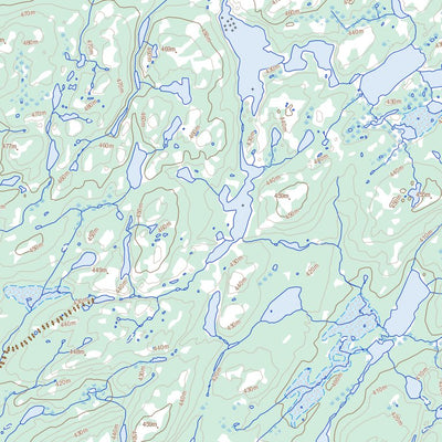 Natural Resources Canada Lac Degrais, QC (024D05 Toporama) digital map