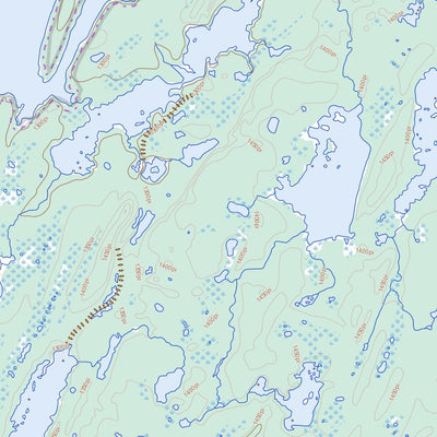 Natural Resources Canada Lac Deleuze, QC (032I12 Toporama) digital map