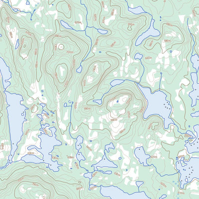 Natural Resources Canada Lac Delmothe, QC (023F03 Toporama) digital map