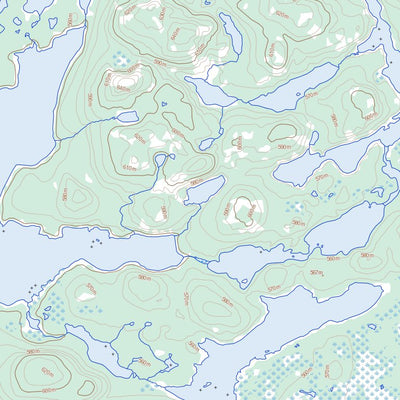 Natural Resources Canada Lac Delornieu, QC (023K08 Toporama) digital map