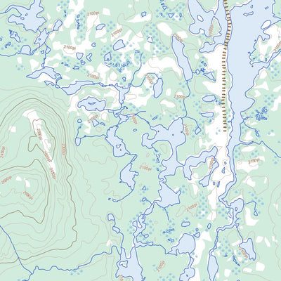 Natural Resources Canada Lac Derby, QC (023B12 Toporama) digital map