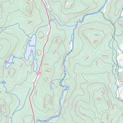 Natural Resources Canada Lac Des Martres, QC (021M15 Toporama) digital map