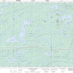 Natural Resources Canada Lac Des Orignaux, QC (032G14 CanMatrix) digital map