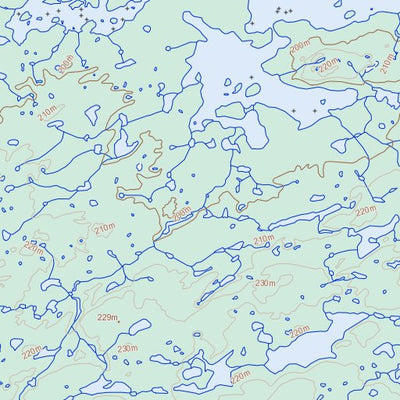 Natural Resources Canada Lac Desclaux, QC (024M12 Toporama) digital map