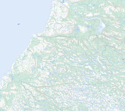 Natural Resources Canada Lac Desjardins, NU (033N15 Toporama) digital map