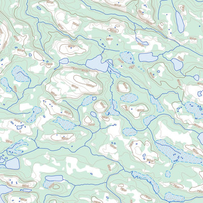 Natural Resources Canada Lac Desjardins, NU (033N15 Toporama) digital map