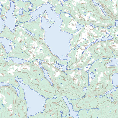 Natural Resources Canada Lac Desnambuc, QC (023L03 Toporama) digital map