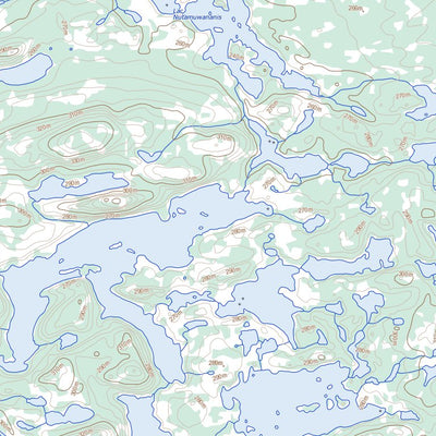 Natural Resources Canada Lac Destrampes, QC (033J03 Toporama) digital map