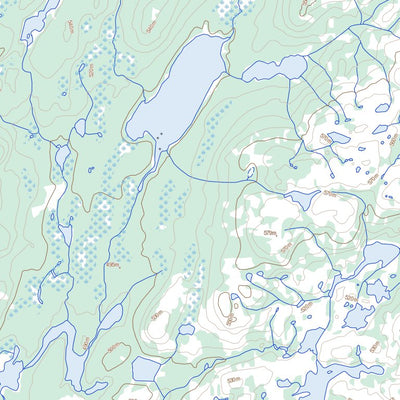 Natural Resources Canada Lac Dorillard, QC (023M09 Toporama) digital map