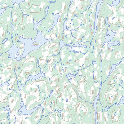 Natural Resources Canada Lac Dorillard, QC (023M09 Toporama) digital map