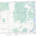 Natural Resources Canada Lac Du Bonnet, MB (062I08 CanMatrix) digital map