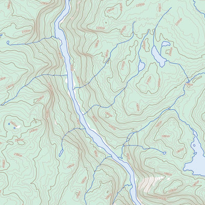 Natural Resources Canada Lac Du Brochet, QC (022O09 Toporama) digital map