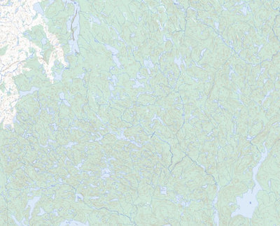 Natural Resources Canada Lac Du Gas, QC (012N01 Toporama) digital map
