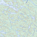 Natural Resources Canada Lac Du Gas, QC (012N01 Toporama) digital map