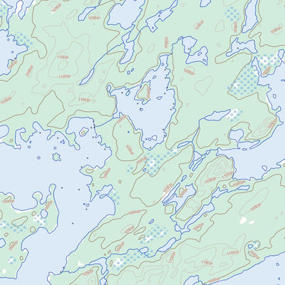 Natural Resources Canada Lac Du Glas, QC (032O14 Toporama) digital map