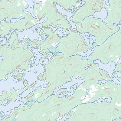 Natural Resources Canada Lac Du Glas, QC (032O14 Toporama) digital map