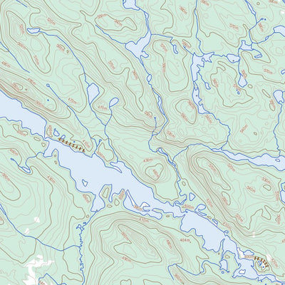 Natural Resources Canada Lac Du Nort, QC (012N11 Toporama) digital map