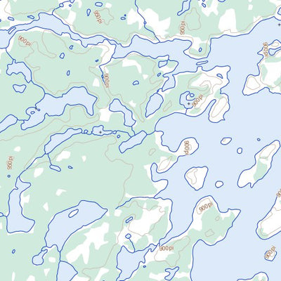 Natural Resources Canada Lac Dufreboy, QC (024L02 Toporama) digital map