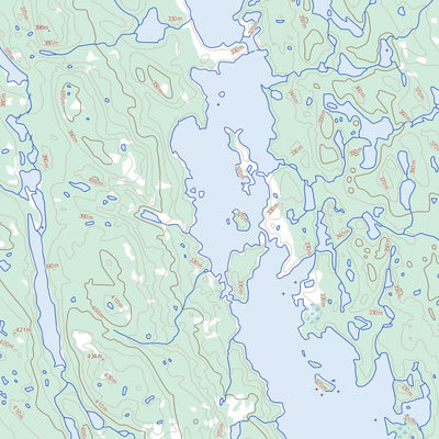 Natural Resources Canada Lac Duhamel, QC (024B06 Toporama) digital map