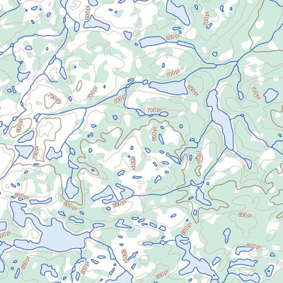 Natural Resources Canada Lac Dulhut, QC (024L10 Toporama) digital map