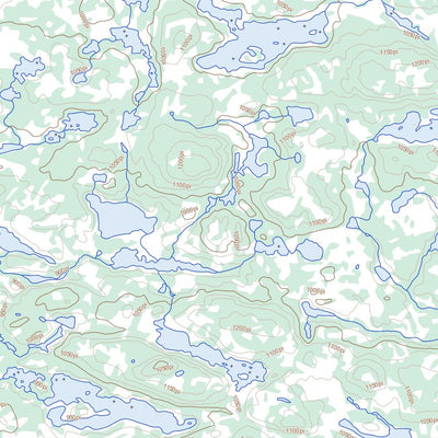 Natural Resources Canada Lac Dullos, QC (033B13 Toporama) digital map