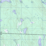 Natural Resources Canada Lac Dumoine, QC (031K13 CanMatrix) digital map