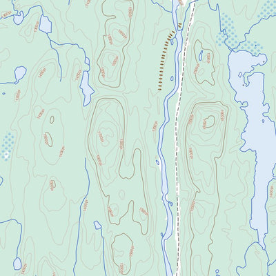 Natural Resources Canada Lac Dutilly, QC (032I03 Toporama) digital map