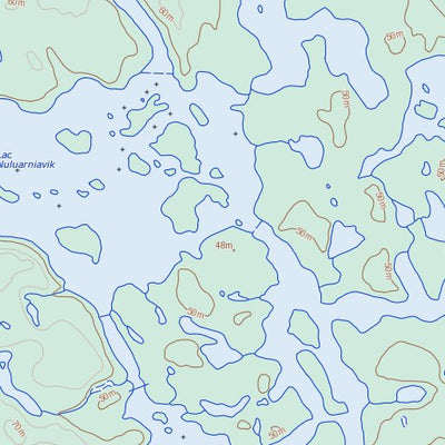 Natural Resources Canada Lac Dutort (034K13 Toporama) digital map