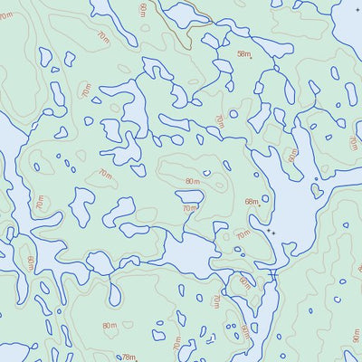 Natural Resources Canada Lac Dutort (034K13 Toporama) digital map