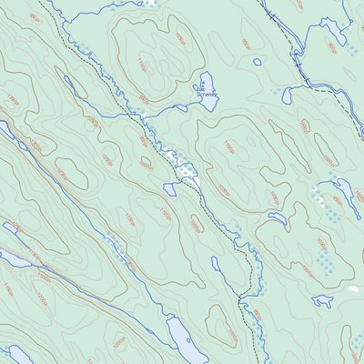 Natural Resources Canada Lac Duval, QC (031K07 Toporama) digital map