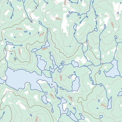 Natural Resources Canada Lac Dyonnet, QC (034H11 Toporama) digital map
