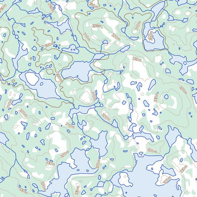 Natural Resources Canada Lac Dyonnet, QC (034H11 Toporama) digital map