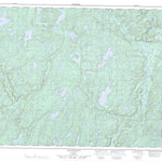 Natural Resources Canada Lac Esnault, QC (022I09 CanMatrix) digital map