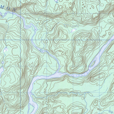Natural Resources Canada Lac Esnault, QC (022I09 CanMatrix) digital map