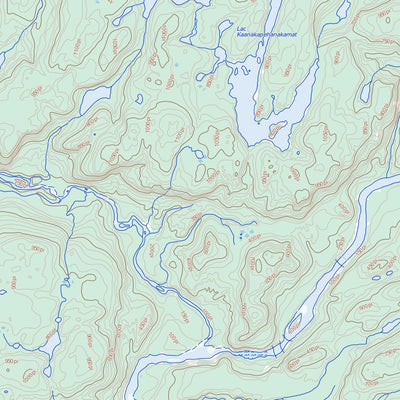 Natural Resources Canada Lac Esnault, QC (022I09 Toporama) digital map