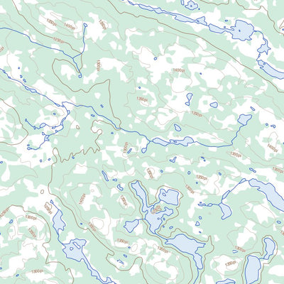 Natural Resources Canada Lac Fajot, QC (024H04 Toporama) digital map