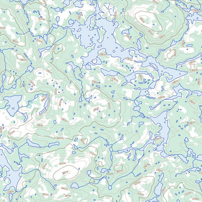Natural Resources Canada Lac Fisci, QC (034A15 Toporama) digital map