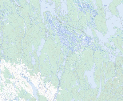 Natural Resources Canada Lac Fleur-De-May, NL (022P14 Toporama) digital map