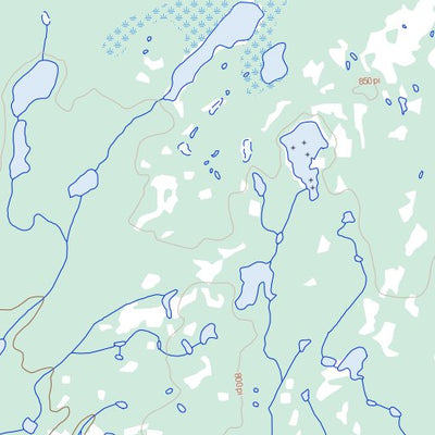 Natural Resources Canada Lac Forbes, QC (024F05 Toporama) digital map